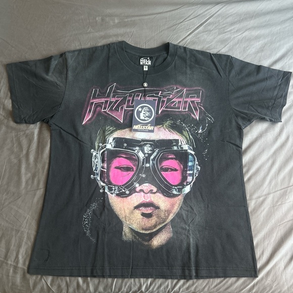 Hellstar “The Future” T XL (Blk/Pnk) - Picture 3 of 4